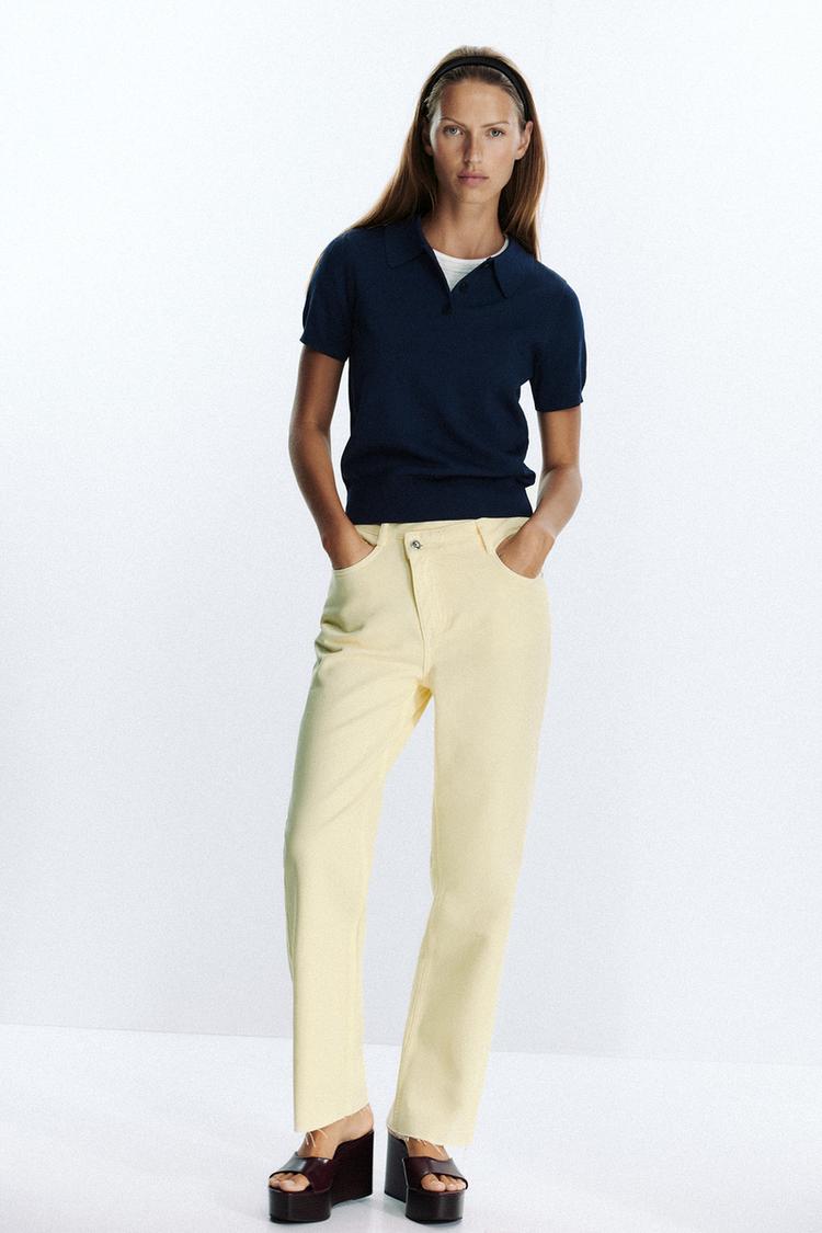 ZARA WIDE LEG BAGGY JEANS
