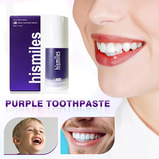 Hismile v34 Colour Corrector Serum Purple Teeth Whitening