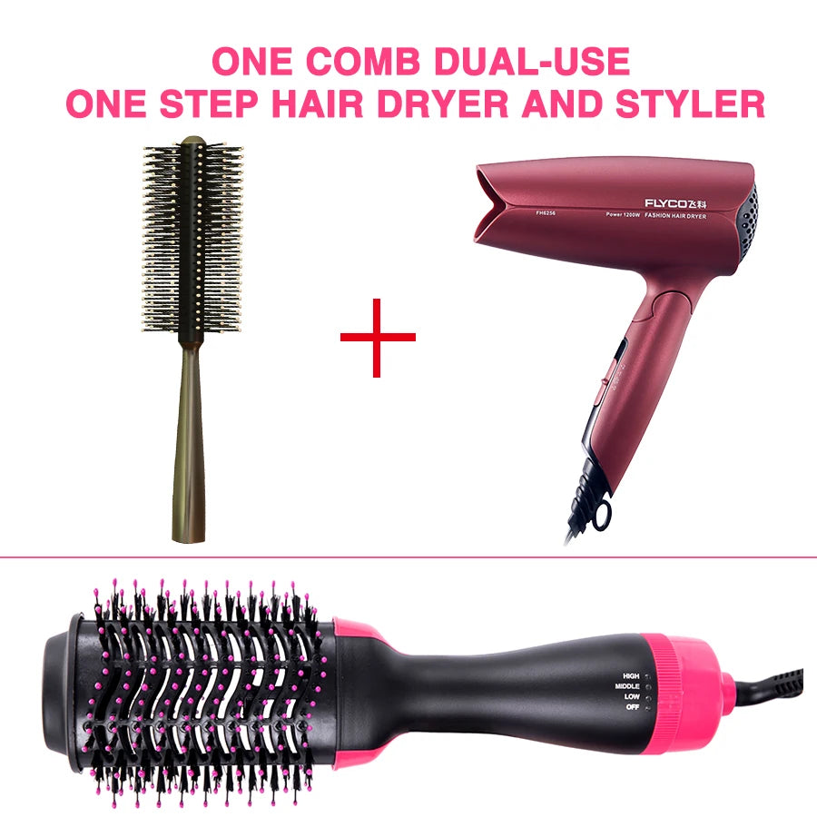 1 One Step Round Brush For Hair
