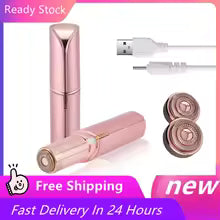 Electric Razor Women Mini Face Hair Removal Device Eyebrow TrimmerTool For Finishing Touch Flawless Facial Hair Remover